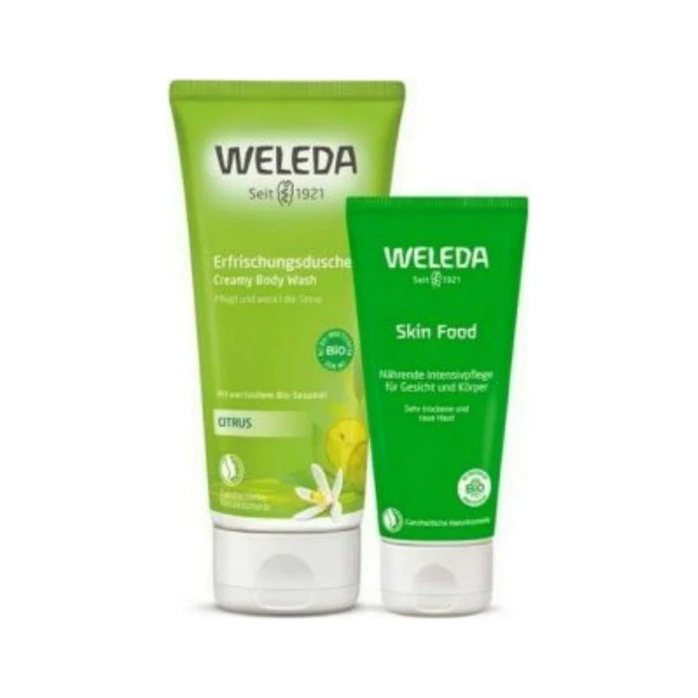 Weleda Πακέτο Promo Skin Food Κρέμα Σώματος & Χεριών 75ml & Κρεμώδες Αφρόλουτρο Κίτρο 200ml Weleda Πακέτο Promo Skin Food Κρέμα Σώματος & Χεριών 75ml & Κρεμώδες Αφρόλουτρο Κίτρο 200ml