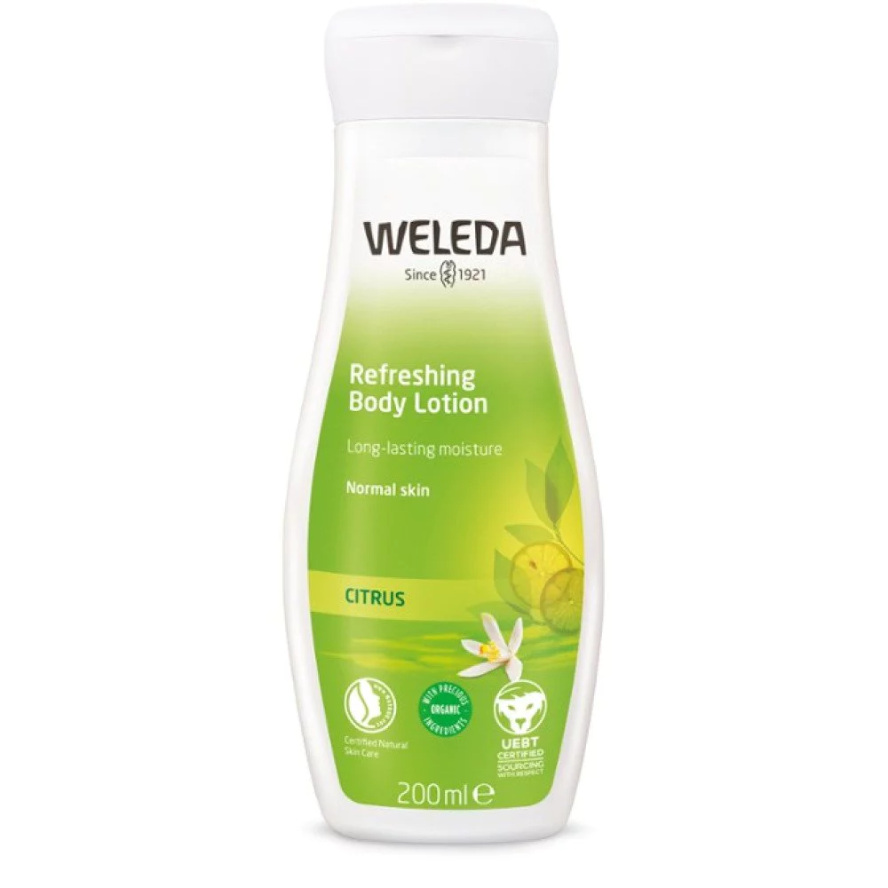 Weleda Citrus Hydrating Body Lotion, Γαλάκτωμα Ενυδάτωσης Σώματος, 200ml