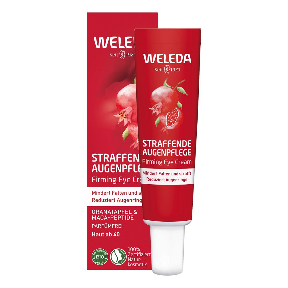 Weleda Firming Eye Cream Pomegranate & Maca Peptides Κρέμα Ματιών με Ρόδι & Πεπτίδια Μάκα, 12ml