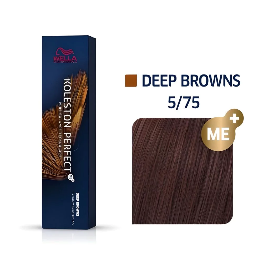 Wella Koleston Perfect Me+ 5/75 Καστανό Ανοιχτό Καφέ Μαονί, 60ml Wella Koleston Perfect Me+ 5/75 Καστανό Ανοιχτό Καφέ Μαονί, 60ml
