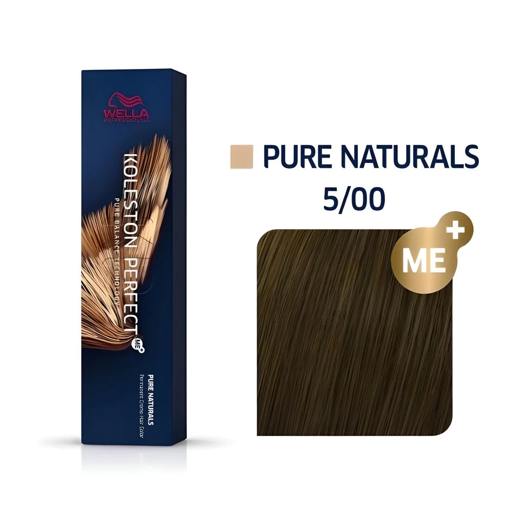 Wella Koleston Perfect Me+ Pure Naturals 5/00 καστανό ανοιχτό έντονο φυσικό, 60ml Wella Koleston Perfect Me+ Pure Naturals 5/00 καστανό ανοιχτό έντονο φυσικό, 60ml