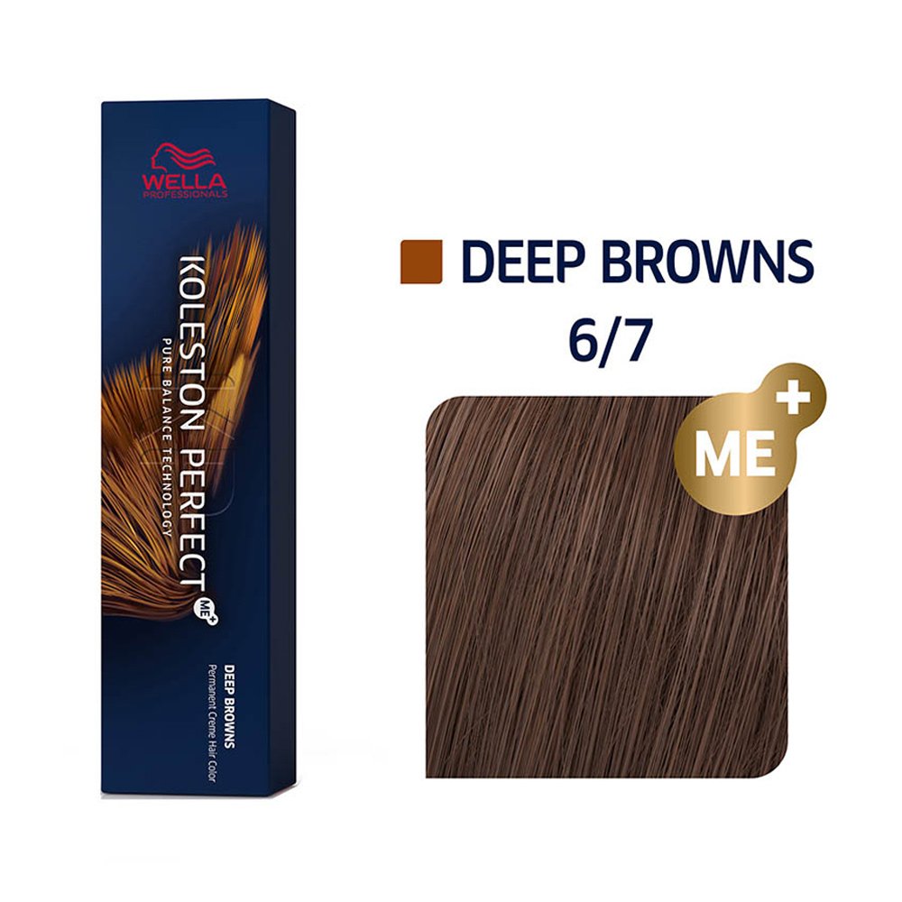 Wella Koleston βαφή Μαλλιών Perfect Me Deep Browns 6/7 Ξανθό Σκούρο Καφέ, 60ml