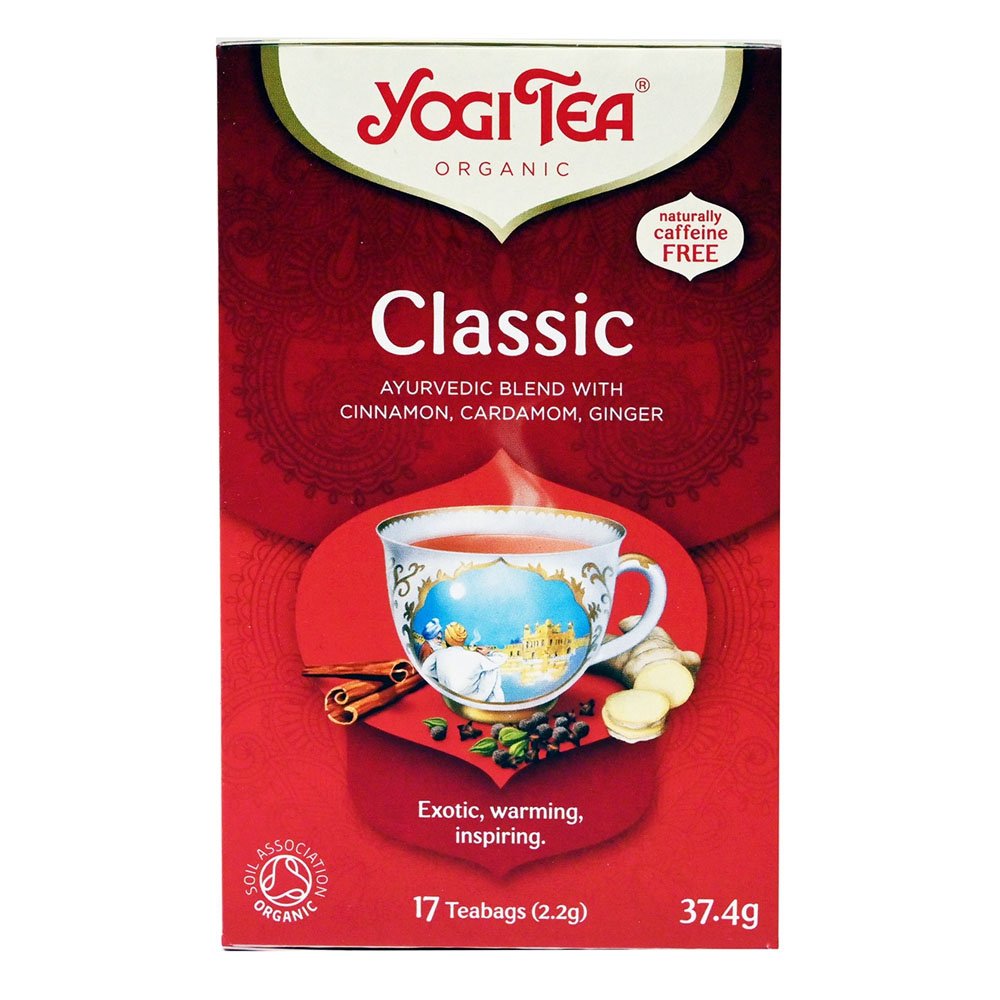 Yogi Tea Classic Τσάι με Κανέλα & Τζίντζερ για Κρυολόγημα, 17 φακελάκια