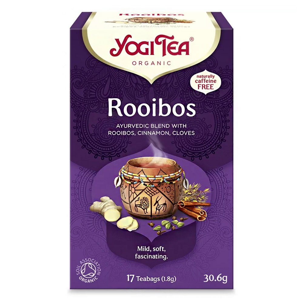 Yogi Tea Rooibos Τσάι Με Φρουτώδη Γεύση για το Νευρικό Σύστημα, 17 φακελάκια