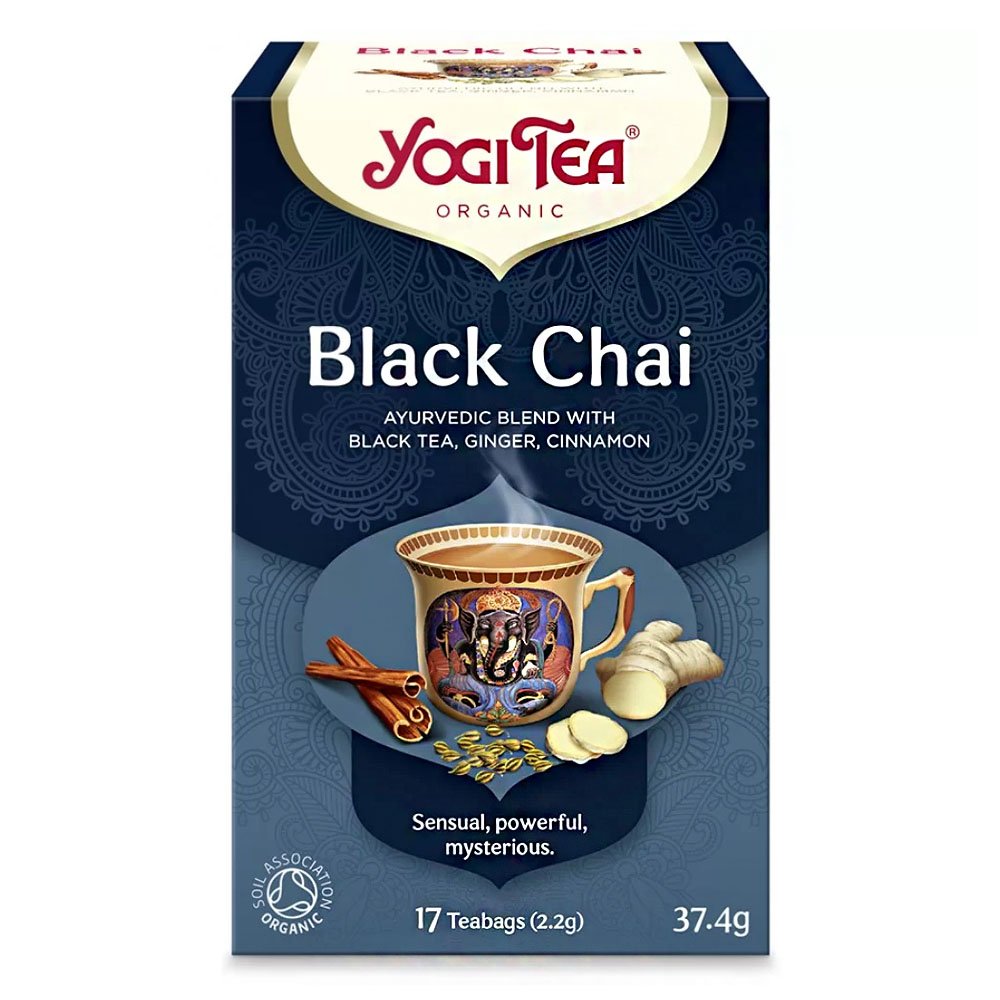 Yogi Tea Black Μαύρο Τσάι με Μπαχαρικά, 17 φακελάκια