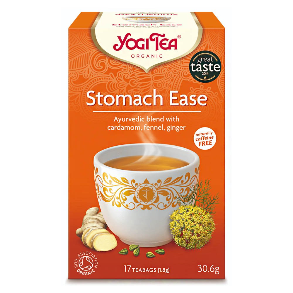Yogi Tea Stomach Easy Bio Τσάι Βοτάνων που βοηθά στην Πέψη, 17 φακελάκια