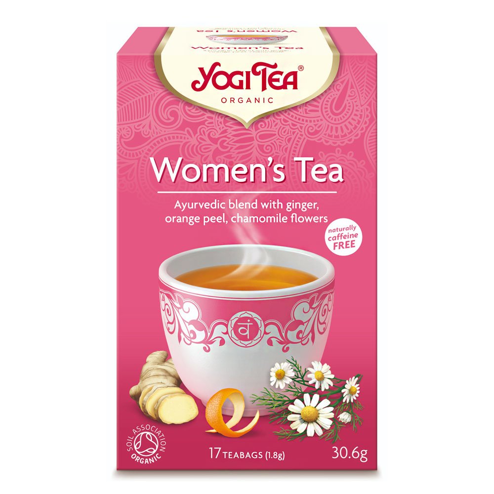  Yogi Tea Women's Bio Τσάι Βοτάνων Ειδικά Σχεδιασμένο για την Ηρεμία της Γυναίκας, 17 φακελάκια