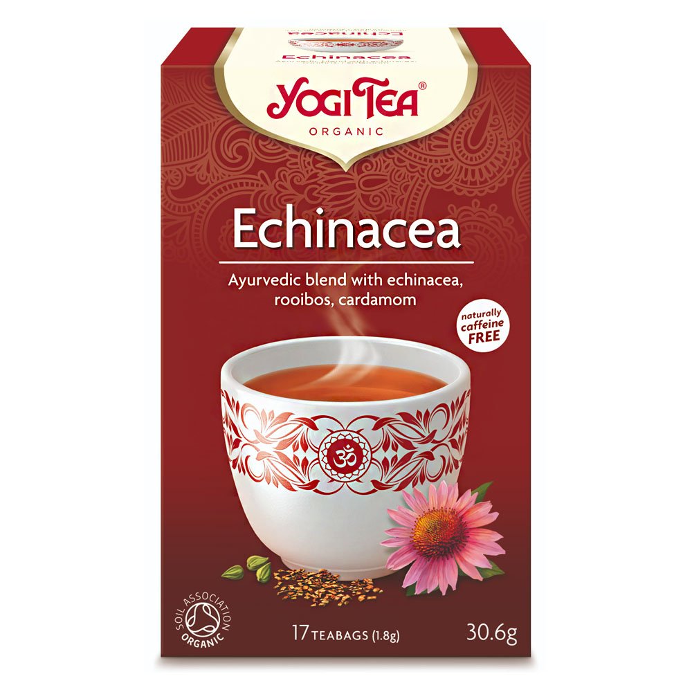 Yogi Tea Echinacea Τσάι με Εχινάκεια για το Ανοσοποιητικό, 17 φακελάκια