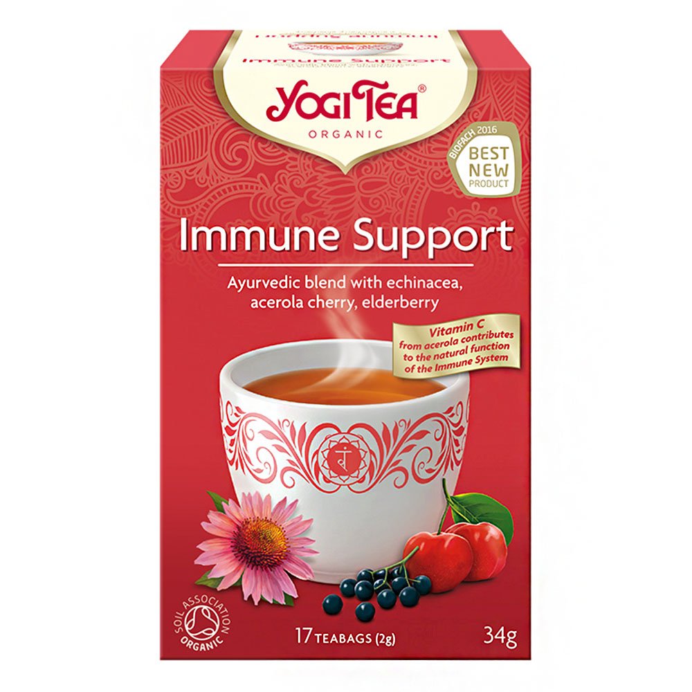 Yogi Tea Immune Support Bio Τσάι με Γλυκόπικρη Γεύση για το Ανοσοποιητικό, 17 φακελάκια