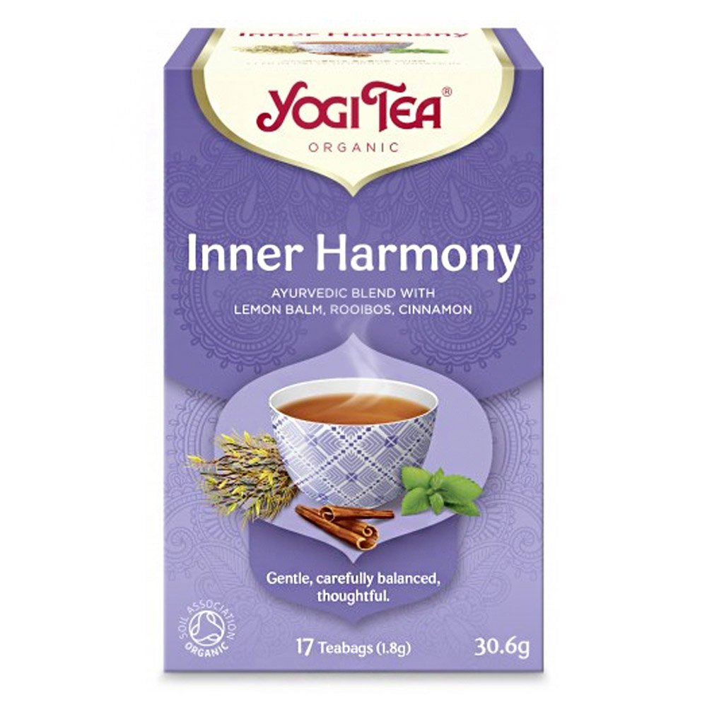Yogi Tea Inner Harmony Τσάι με Λεβάντα & Γλυκιά Κανέλα για την Εσωτερική Ισορροπία, 17 φακελάκια
