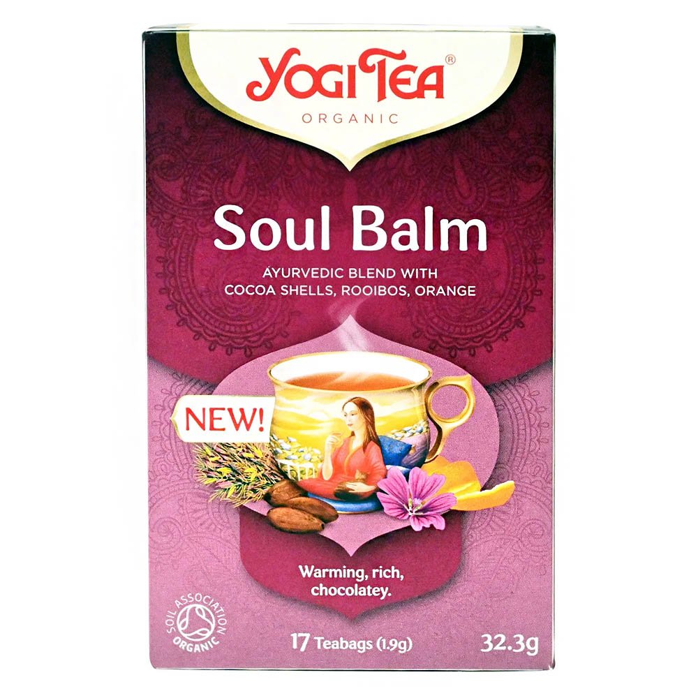 Yogi Tea Soul Balm Χαλαρωτικό Τσάι με Φρουτώδη Γεύση, 17 φακελάκια