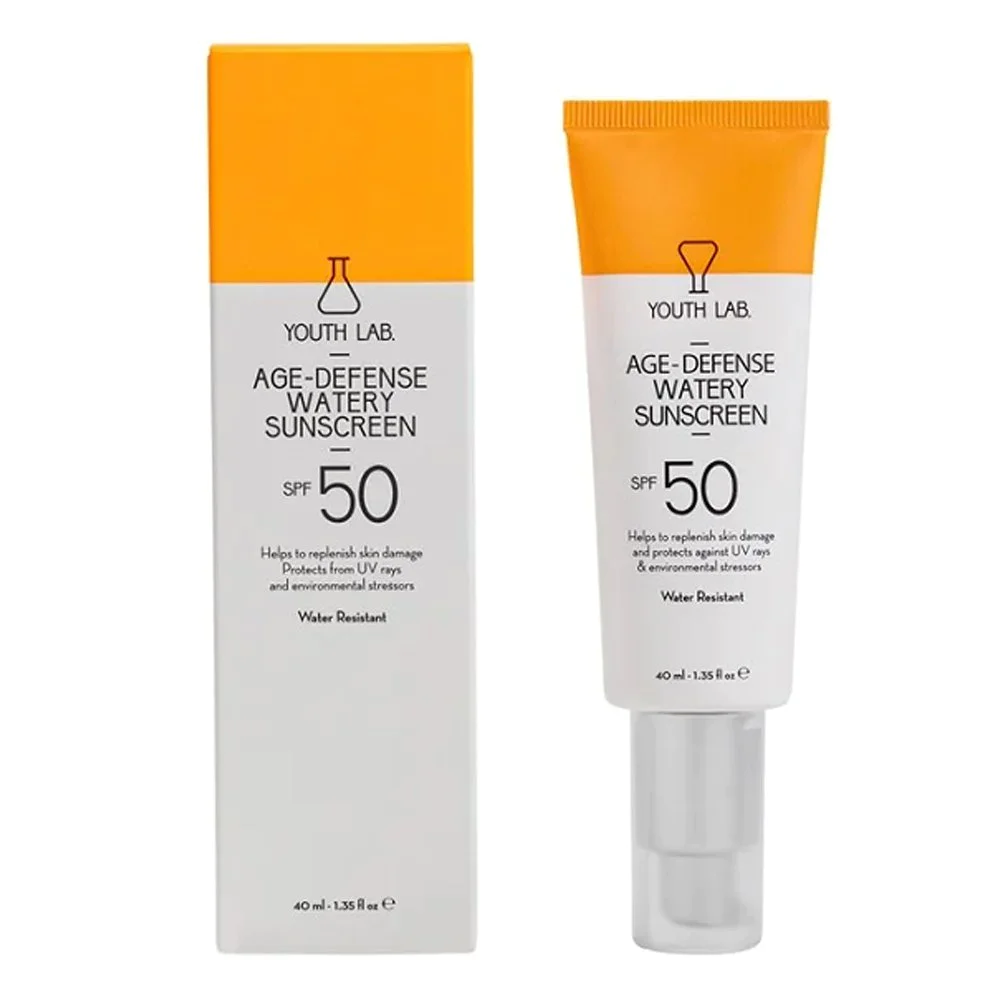 Youth Lab. Age-Defense Watery Sunscreen Αντηλιακό Προσώπου Διάφανο με Πεπτίδια και Νιασιναμίδη με SPF50+, 40ml Youth Lab. Age-Defense Watery Sunscreen Αντηλιακό Προσώπου Διάφανο με Πεπτίδια και Νιασιναμίδη με SPF50+, 40ml