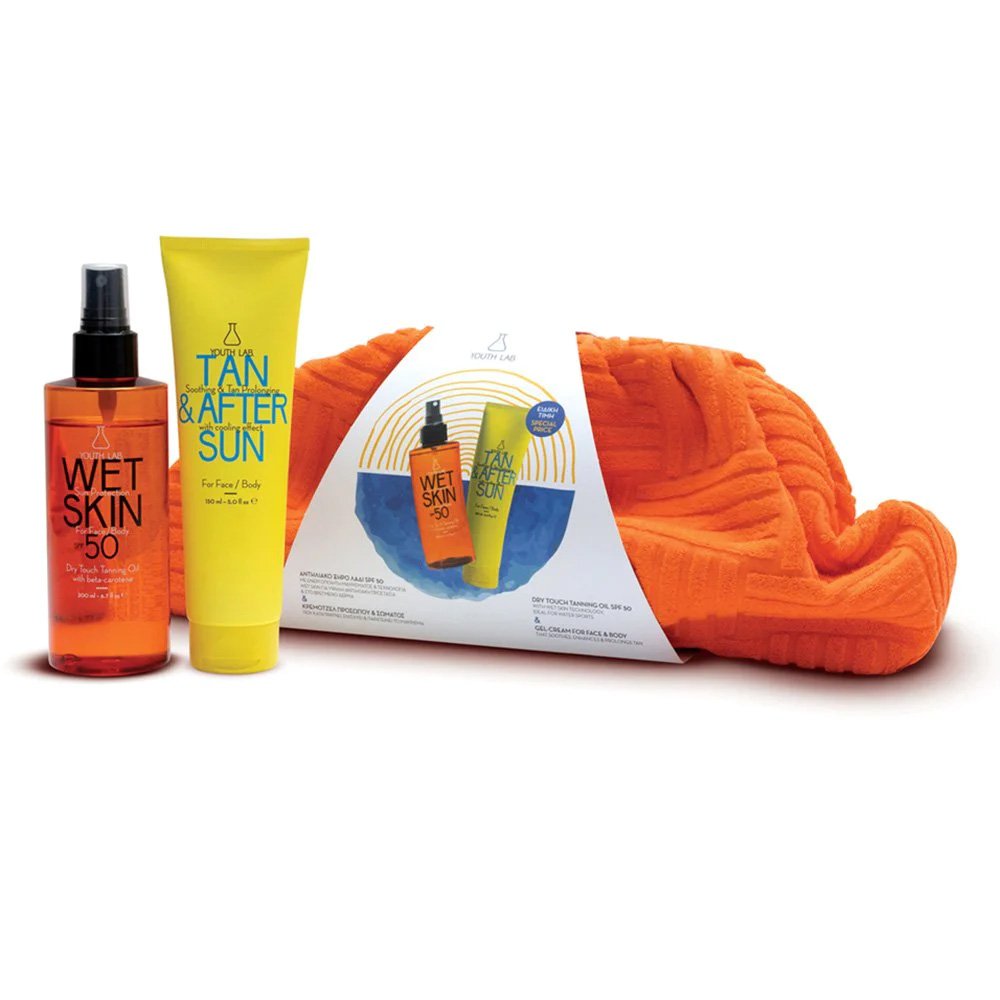 Youth Lab Summer 2024 Value Set Wet Skin Πακέτο με Αντηλικό Ξηρό Λάδι Wet Skin SPF50, 200ml & Δώρο Tan & After Sun 150ml, 1σετ
