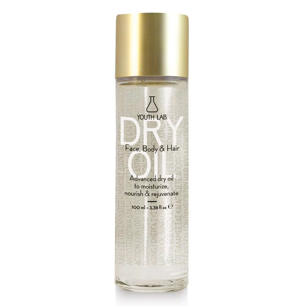Youth Lab Dry Oil All Skin Types, Ξηρό Λάδι Θρέψης, Ενυδάτωσης & Προστασίας για Πρόσωπο, Σώμα & Μαλλιά, 100ml