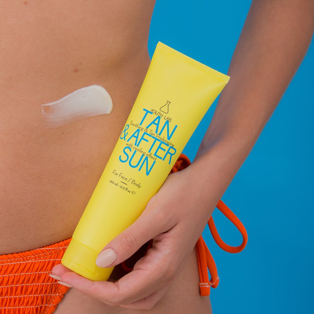 Youth Lab Tan & After Sun Soothing Κρεμοτζελ για Πρόσωπο και Σώμα, Επανορθώνει & Καταπραΰνει τους Ερεθισμούς, 150ml