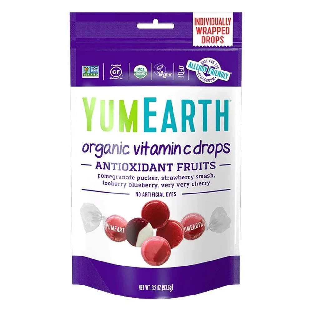 Yumearth Βιολογικά Γλειφιτζούρια Φρούτων Tooberry Blueberry, 1τμχ