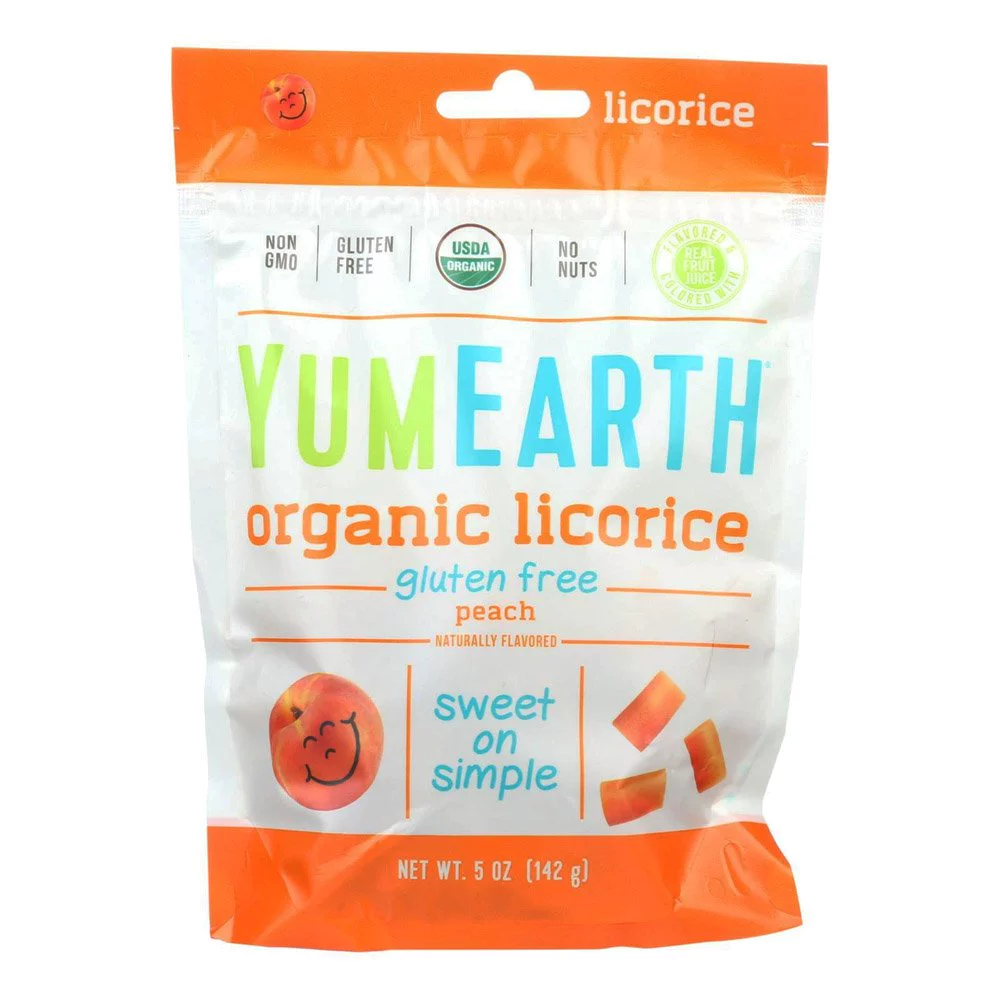 Yumearth Βιολογικά Γλειφιτζούρια Φρούτων Perfectly Peach, 1τμχ Yumearth Βιολογικά Γλειφιτζούρια Φρούτων Perfectly Peach, 1τμχ