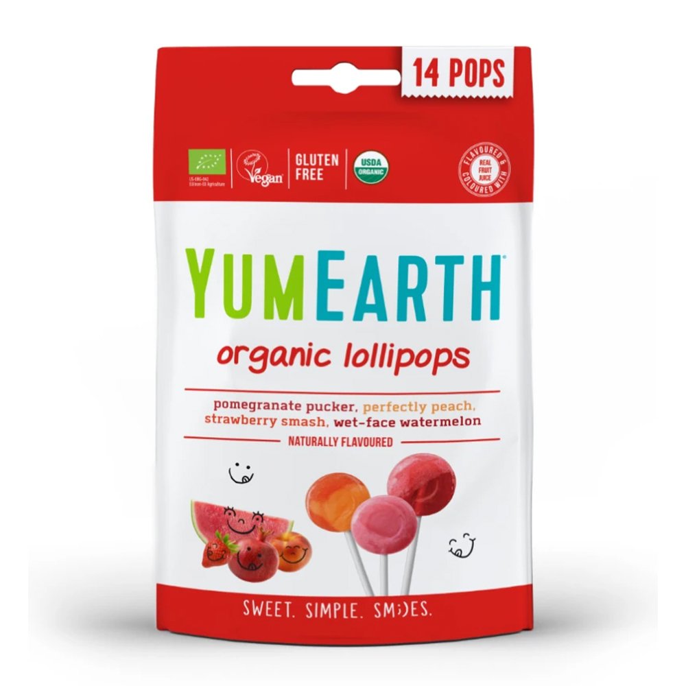 YumEarth Organic Pops με Γεύση Φρούτα, 85gr