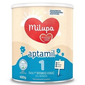 Milupa Aptamil 1 Γάλα σε Σκόνη 1ης Βρεφικής Ηλικίας 0-6 μηνών, 400gr
