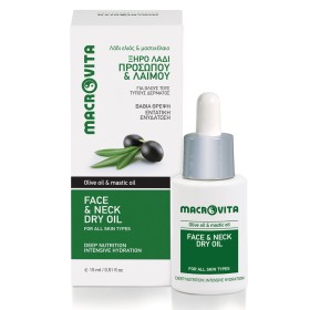 Macrovita Ξηρό Λάδι Προσώπου & Λαιμού, 15ml