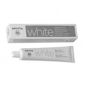 Apivita Natural Dental Care White Λευκαντική Οδοντόκρεμα με Γεύση Μαστίχας, 75ml