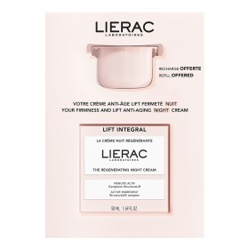 Lierac Lift Integral Regenerating Night Cream Αναδομητική Κρέμα Νυκτός, 50ml &  Δώρο Ανταλλακτικό Refill 50ml