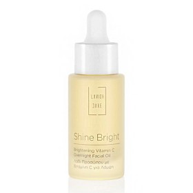 Lavish Care Shine Bright Brightening Vitamin C Overnight Facial Oil Ενυδατικό Έλαιο Προσώπου, 30ml