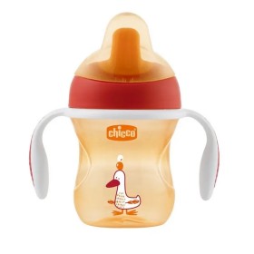 Chicco Training Cup Εκπαιδευτικό Κύπελλο 6m+ Πορτοκαλί, 200ml