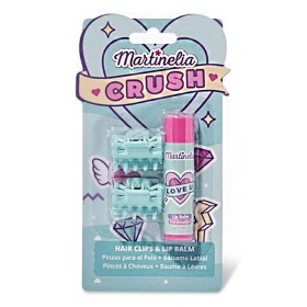 Martinelia Crush Beauty Κοκαλάκια Μαλλιών & Lip Balm Marshmallow, 1σετ