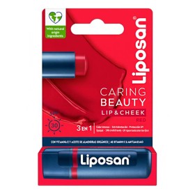 Liposan Caring Beauty Ενυδατικό Βάλσαμο Χειλιών SPF30 Red, 4.8g