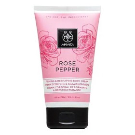Apivita Rose Pepper Κρέμα Σύσφιγξης και Αναδιαμόρφωσης, 150ml