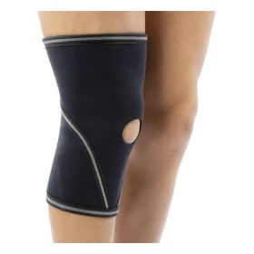 [E] Anatomic Help 0021 Επιγονατίδα Απλή με Τρύπα Neoprene Μαύρη, 1τμχ