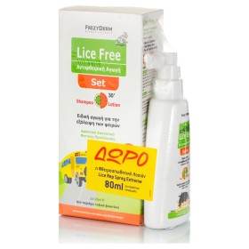 Frezyderm Promo Lice Free Set Αντιφθειρική Αγωγή Σαμπουάν, 125ml & Λοσιόν, 125ml & ΔΩΡΟ Lice Rep Spray Extreme, 80ml