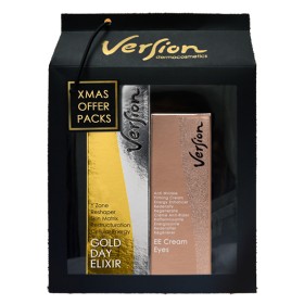  Version Promo Gold Day Elixir, 50ml & EE Κρέμα Ματιών, 30ml Xmas Pack & Δώρο Χειροποίητο Τσαντάκι, 1τμχ