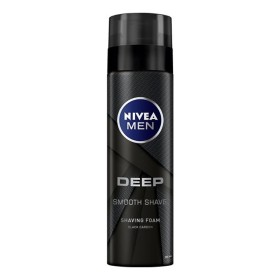 Nivea Men Deep Shaving Foam Αφρός Ξυρίσματος Black Carbon, 200ml