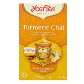 Yogi Τea Turmeric Bio Τσάι με Κουρκουμά, 17 φακελάκια