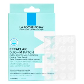 La Roche Posay Effaclar Duo+M PATCH Αυτοκόλλητο Επίθεμα Πολλαπλών Δράσεων κατά των Ατελειών, 22τμχ