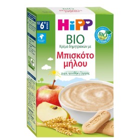 Hipp Βρεφική Κρέμα Μπισκότο Μήλο 6m+, 250gr
