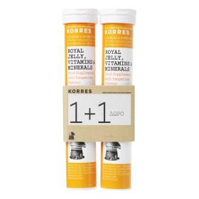Korres Royal Jelly Vitamins & Minerals με Βασιλικό πολτό, Βιταμίνες & Μέταλλα 1+1 δωρο, 36 Αναβράζοντα Δισκία 