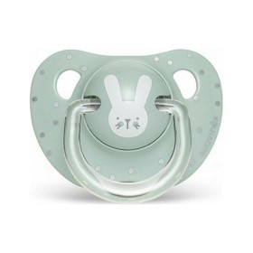 Suavinex Ανατομική πιπίλα σιλικόνης Hygge Rabbit Green 18m+, 1τμχ