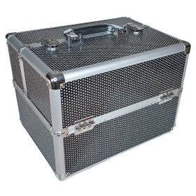 Ro-Ro Accessories Επαγγελματικό Βαλιτσάκι Καλλυντικών Μαύρο με Strass, 1τμχ	