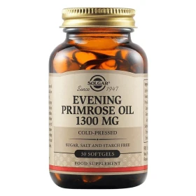 Solgar Evening Primrose Oil 1300mg Συμπλήρωμα Διατροφής Ιδανικό για Γυναίκες για Αντιμετώπιση των Συμπτωμάτων κατά τις Περιόδους της Έμμηνου Ρύσης & της Εμμηνόπαυσης, 30softgels