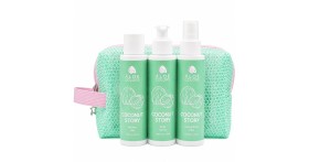 Aloe+ Colors Promo Coconut Story Travel Size Summer Bag Shower Gel Αφρόλουτρο, 100ml, Body Lotion Λοσιόν Σώματος, 100ml, Hair & Body Mist, 100ml, & Δώρο Νεσεσέρ, 1τεμ, 1σετ
