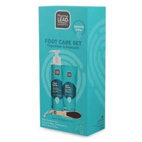 PharmaLead Foot Care Set Foot Cream Κρέμα για Σκασμένο Δέρμα 75ml & Foot Bath Ποδόλουτρο 150ml & Ξύλινη Ράσπα Ποδιών