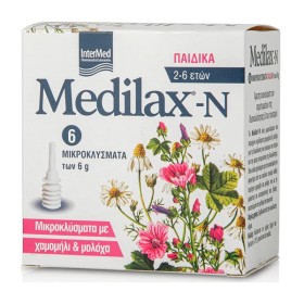 Intermed Medilax Μικροκλύσματα Παιδικά Μικροκλίσματα, 6τμχ