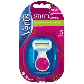 Gillette Venus Snap with Embrace Φορητή Γυναικεία Ξυριστική Μηχανή σε Θήκη Μεταφοράς, 1 μηχανή & 1 ανταλλακτικό