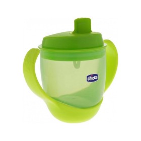 Chicco Soft Cup Μαλακό Κύπελλο με Στόμιο απο Σιλικόνη 12m+ Πράσινο, 1τμχ