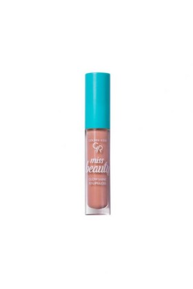 Golden Rose Miss Beauty Glow Shine 3D Lipgloss 3 Soft Peach, 4.5ml