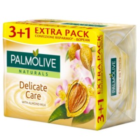 PALMOLIVE ΣΑΠΟΥΝI 90gr (3+1 ΔΩΡΟ) - (ALMOND & MILK)