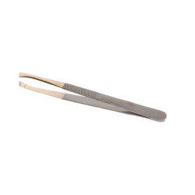 Ro-Ro Accessories Τσιμπιδάκι Φρυδιών με Λοξή Μύτη Χρυσό, 1τμχ